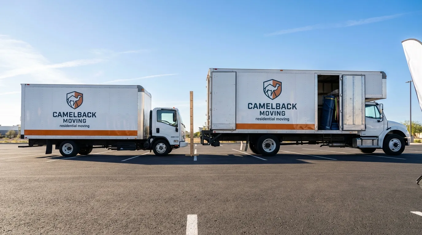 Moving truck size capacity guide in Russiaville